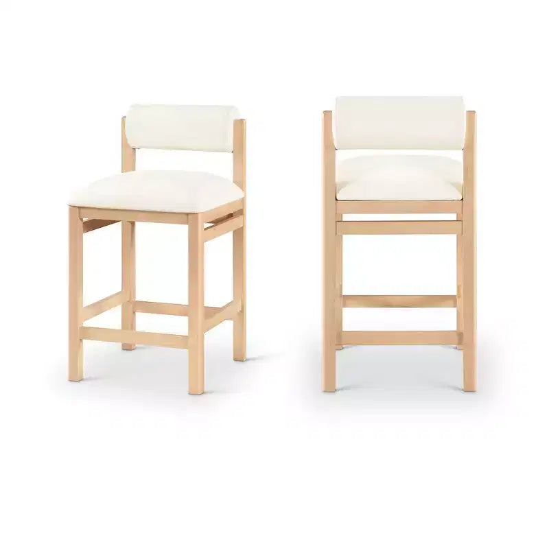 Tabouret de comptoir rembourré en similicuir Meridian Furniture, Roundhill