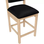 Tabouret de comptoir rembourré en similicuir Meridian Furniture, Roundhill