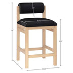 Tabouret de comptoir rembourré en similicuir Meridian Furniture, Roundhill