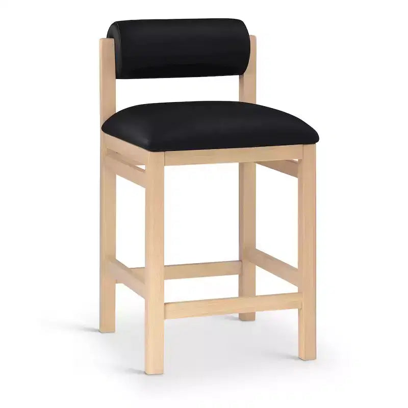Meridian Furniture,Roundhill Vegan Leather Upholstered Counter Stool