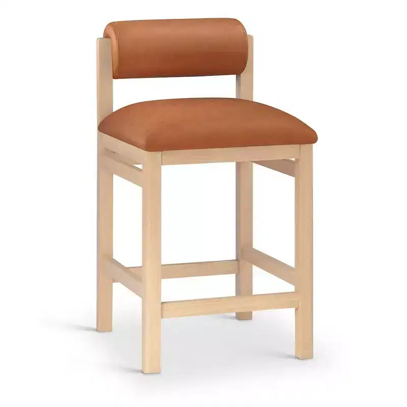 Tabouret de comptoir rembourré en similicuir Meridian Furniture, Roundhill