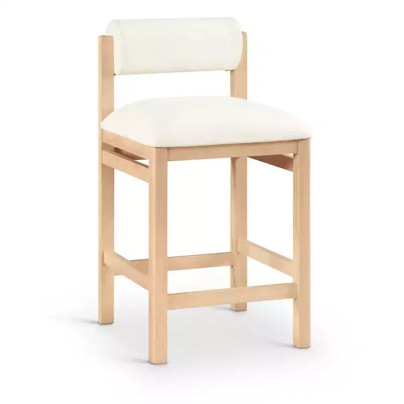 Tabouret de comptoir rembourré en similicuir Meridian Furniture, Roundhill