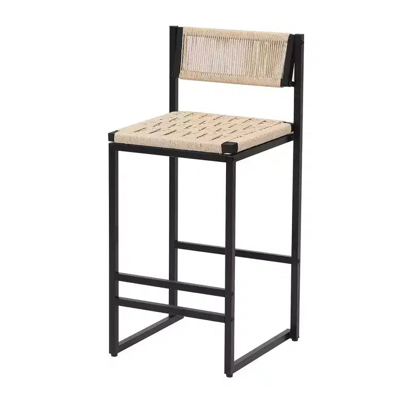 Okak Lot de 2 tabourets de bar à hauteur de comptoir 26/28 po, chaises de bar pivotantes à 180° avec dossiers et pieds en métal pour îlot de cuisine, café, vert