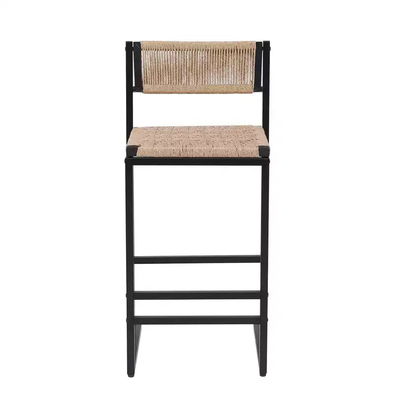 Okak Lot de 2 tabourets de bar à hauteur de comptoir 26/28 po, chaises de bar pivotantes à 180° avec dossiers et pieds en métal pour îlot de cuisine, café, vert