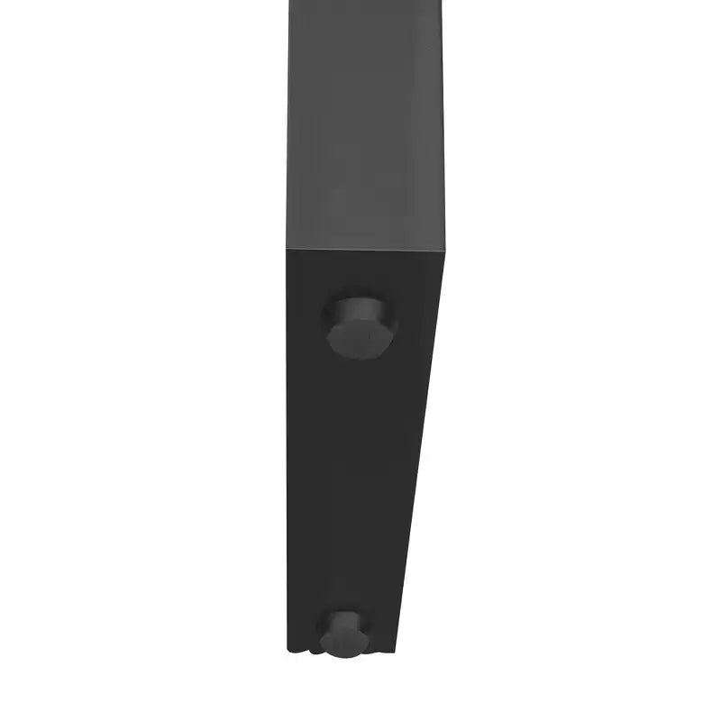 Consolle da ingresso minimalista Whisen con curve morbide e arrotondate, eleganti cassetti scanalati e superficie lucida e resistente