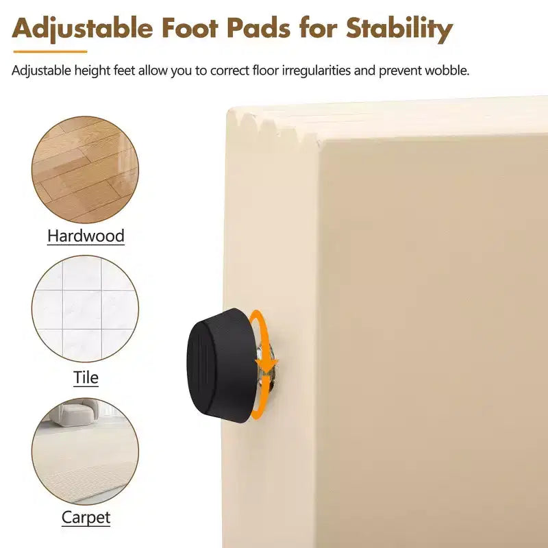 Consolle da ingresso minimalista Whisen con curve morbide e arrotondate, eleganti cassetti scanalati e superficie lucida e resistente