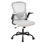 Chaise de Bureau Chaise de Bureau Ergonomique, Soutien Lombaire Réglable, Accoudoirs Relevables, Chaise de Bureau en Maille, Chaise de Bureau Gaming Pivotante à Roulettes