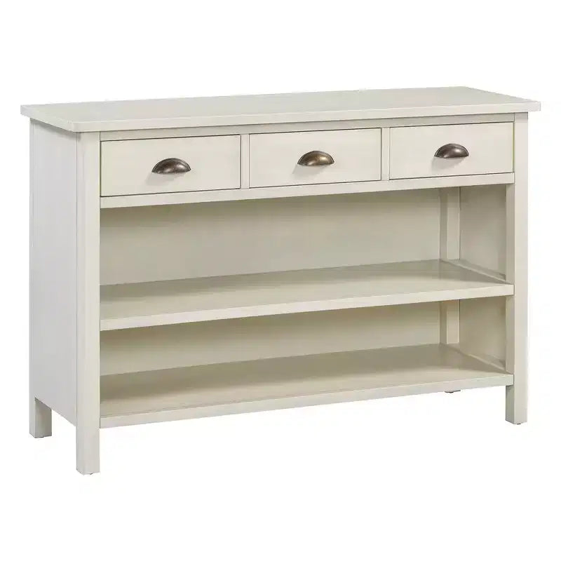 Tavolo consolle da ingresso Whisen Vintage, tavolino da divano con struttura in legno stabile, design portante e spazio pratico
