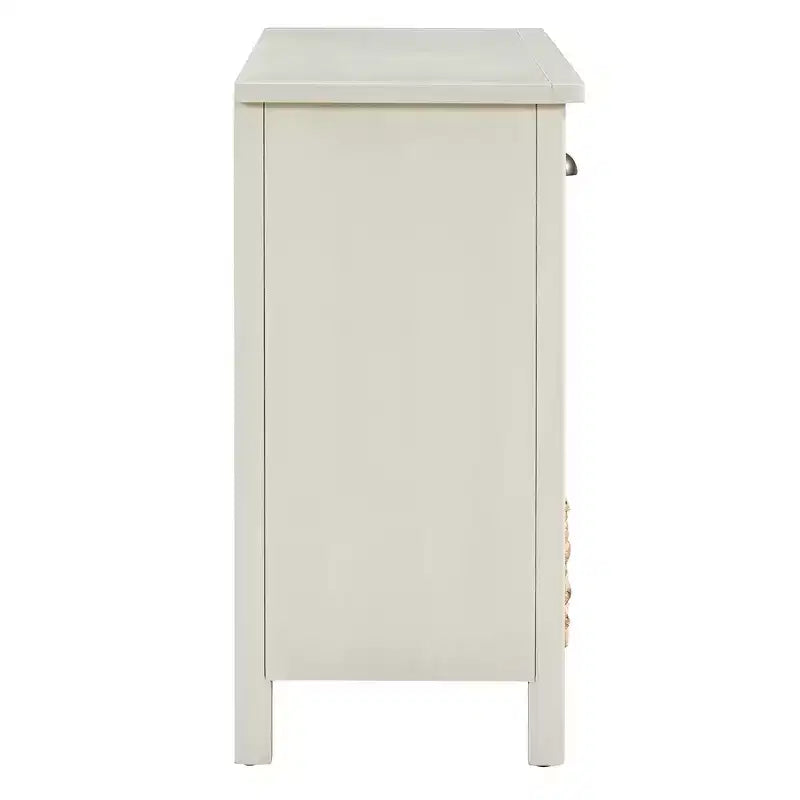 Tavolo consolle da ingresso Whisen Vintage, tavolino da divano con struttura in legno stabile, design portante e spazio pratico