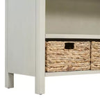 Tavolo consolle da ingresso Whisen Vintage, tavolino da divano con struttura in legno stabile, design portante e spazio pratico