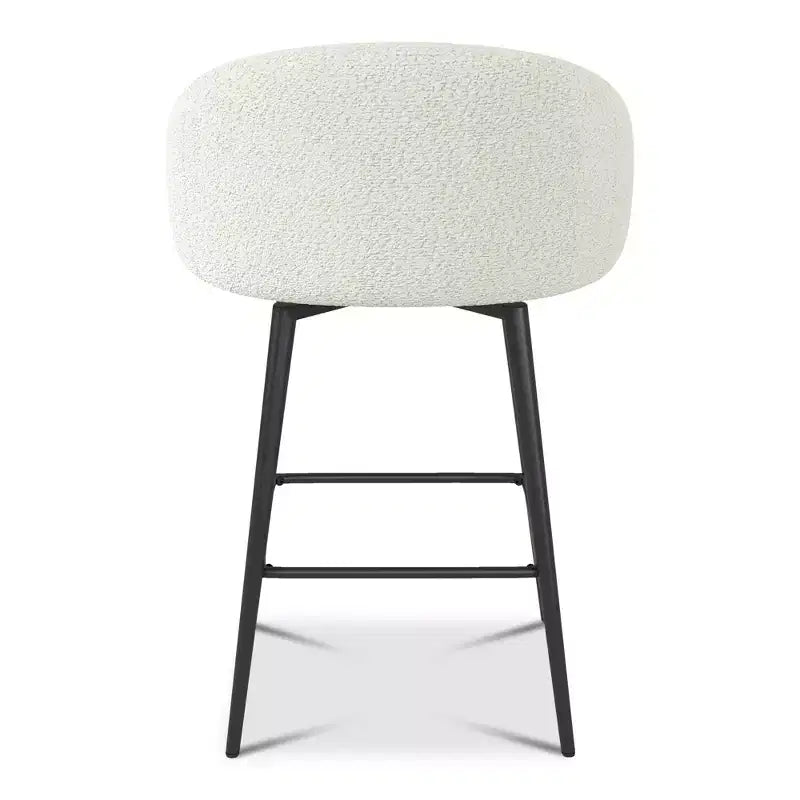 Dyonery 27.9 Tabourets de Bar Pivotants Hauteur Comptoir avec Dossier, Tabourets de Cuisine Modernes Style Ferme Capitonné