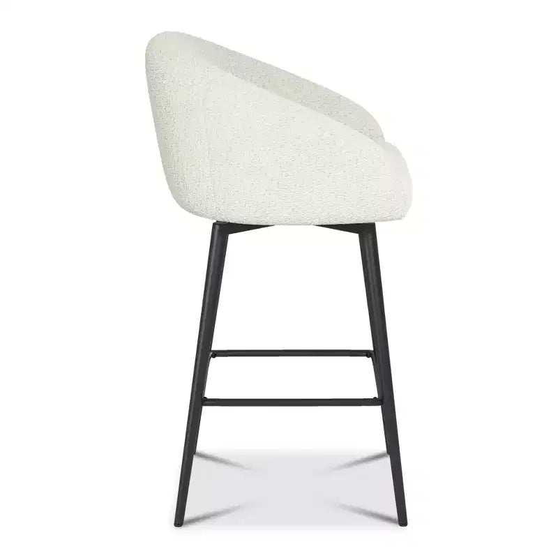 Dyonery 27.9 Tabourets de Bar Pivotants Hauteur Comptoir avec Dossier, Tabourets de Cuisine Modernes Style Ferme Capitonné