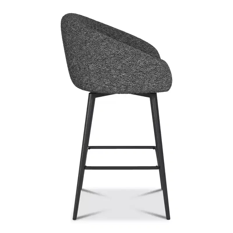 Dyonery 27.9 Tabourets de Bar Pivotants Hauteur Comptoir avec Dossier, Tabourets de Cuisine Modernes Style Ferme Capitonné