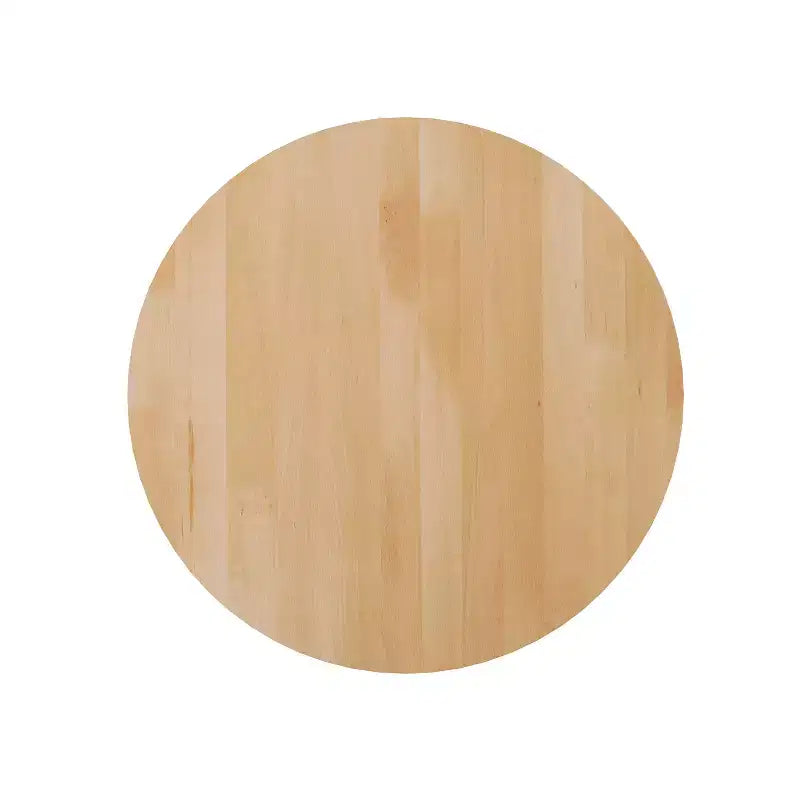 Flash Furniture Bennett Piano Tavolo Commerciale Rotondo in Legno Massello per Interni con Base a X in Ghisa Resistente alla Ruggine Altezza Bar 22 x 22