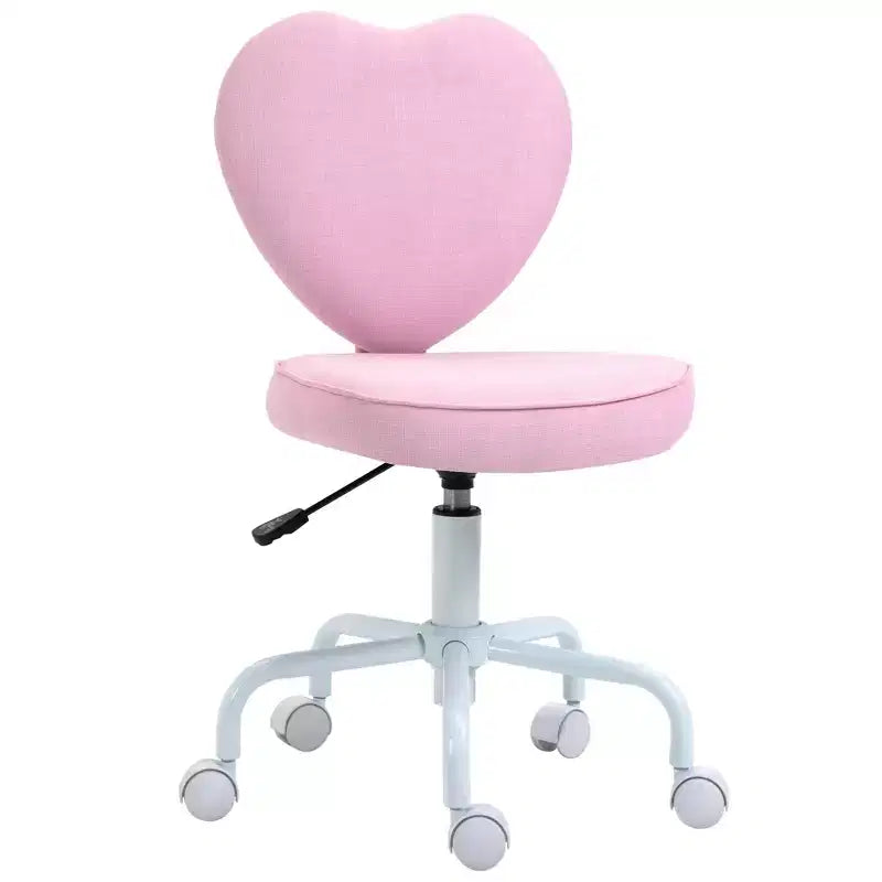Heart Love Shaped Back Design Office Chair with Adjustable Height