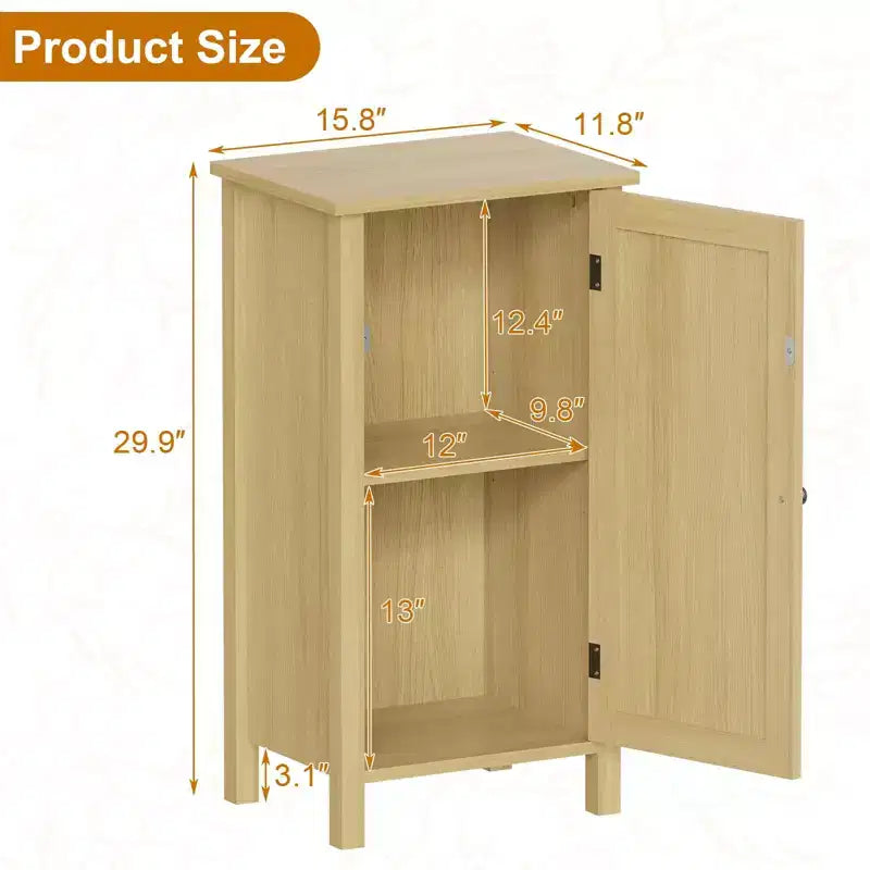 Comodino moderno con contenitore, tavolino da divano in legno da 40 cm di larghezza, tavolino stretto in rattan, tavolino da comodino per soggiorno, camera da letto, divano