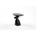 Tavolino Lucky Stone in fibra di vetro, minimalista, angolare, per caffè, decorativo, per soggiorno, camera da letto, camera degli ospiti