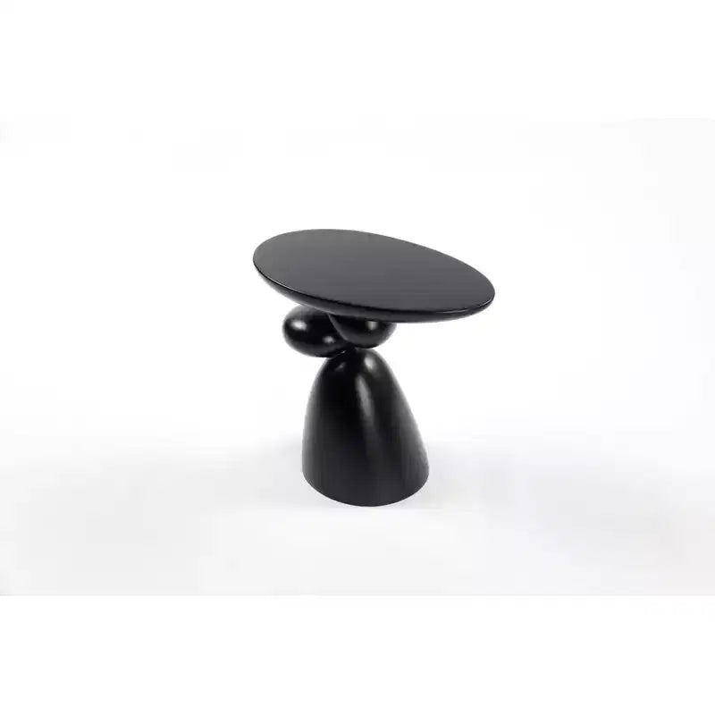 Tavolino Lucky Stone in fibra di vetro, minimalista, angolare, per caffè, decorativo, per soggiorno, camera da letto, camera degli ospiti