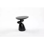 Tavolino Lucky Stone in fibra di vetro, minimalista, angolare, per caffè, decorativo, per soggiorno, camera da letto, camera degli ospiti