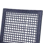 Set da bar da esterno 3 pezzi con cuscino morbido, set di mobili da esterno in vimini rattan per cortili, prati, ponti