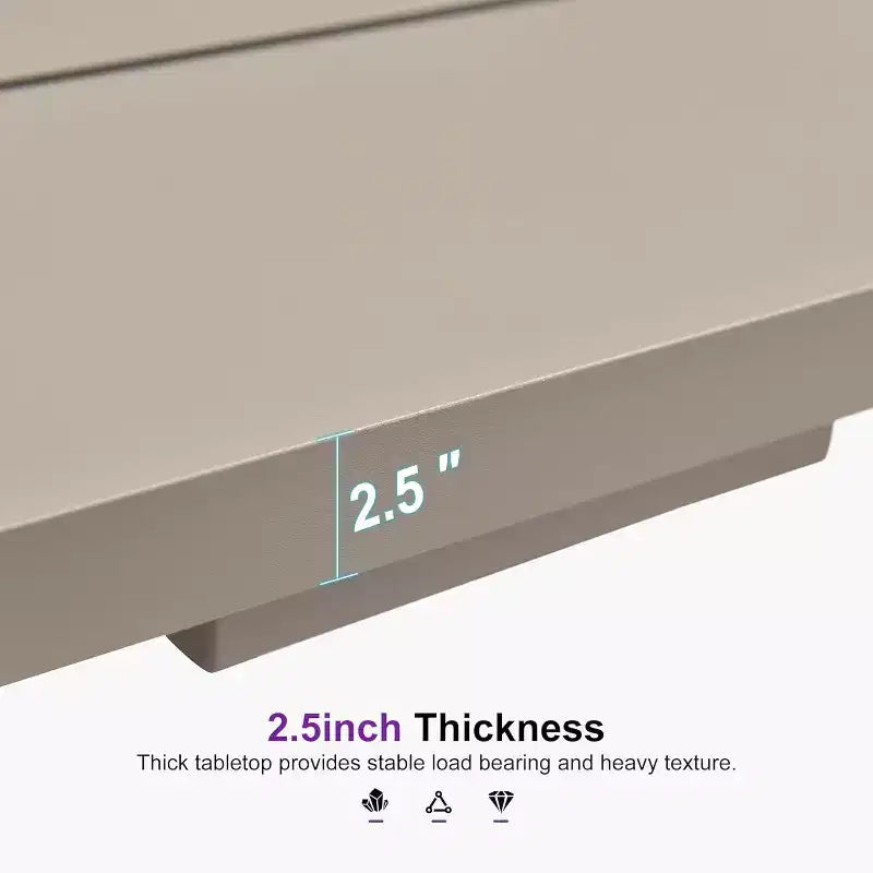 Set da pranzo da patio PURPLE LEAF in vimini resistente alle intemperie, set tavolo e sedie da esterno in alluminio per l'arredamento del giardino, set di mobili moderni per la cucina
