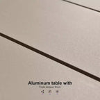 Set da pranzo da patio PURPLE LEAF in vimini resistente alle intemperie, set tavolo e sedie da esterno in alluminio per l'arredamento del giardino, set di mobili moderni per la cucina