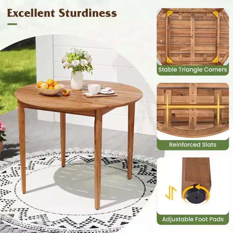 Ensemble de salle à manger de patio 5 pièces avec coussins et dossier en rotin synthétique pour jardin et arrière-cour