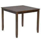 MAYEERTY Set da Pranzo Moderno Elegante da 5 Pezzi, Tavolo in Legno con 4 Sedie per 4 Persone, Noce