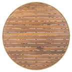 Christopher Knight Home Nan Set da Pranzo da Esterno a 5 Pezzi in Legno di Acacia con 4 Poltrone in Vimini