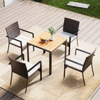 Set da pranzo per patio esterno