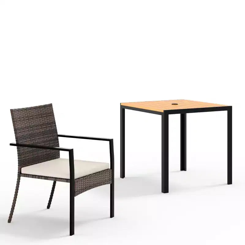 Set da pranzo per patio esterno