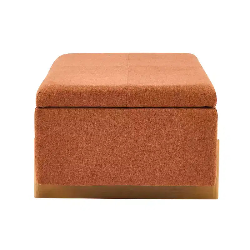 Panca Contenitore Moderna Imbottita Sallyann con Coperchio Sollevabile