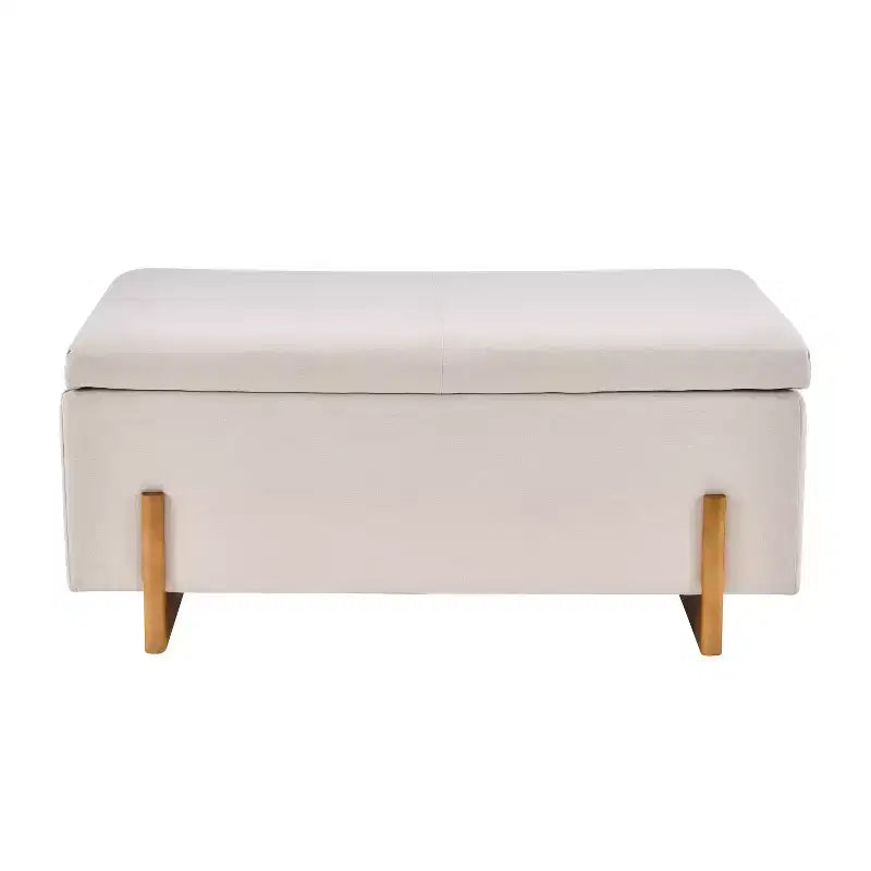 Panca Contenitore Moderna Imbottita Sallyann con Coperchio Sollevabile