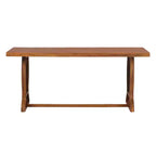 Christopher Knight Home Brigitte Set da pranzo da esterno 7 pezzi in vimini rustico e legno di acacia