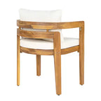 Christopher Knight Home Virote, set da pranzo moderno da 5 pezzi in legno di acacia, con foro per ombrellone e tavolo a doghe