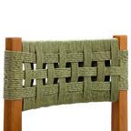 Christopher Knight Home Danette Set da pranzo da 7 pezzi da esterno rustico in vimini intrecciato e legno di acacia