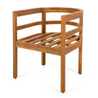 Christopher Knight Home Bennett, ensemble de 7 pièces de patio rustique en bois d'acacia avec table à manger extensible et chaises avec coussins