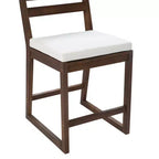 Ensemble de bar de patio rustique 5 pièces Whisen, ensemble table et chaises de patio avec chaises ergonomiques et plateau de table à lattes