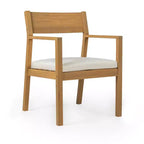 Ensemble de salle à manger Whisen pour 6 personnes, Mobilier d'extérieur avec trou pour parasol, table, chaises et banc