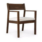 Ensemble de salle à manger Whisen pour 6 personnes, Mobilier d'extérieur avec trou pour parasol, table, chaises et banc
