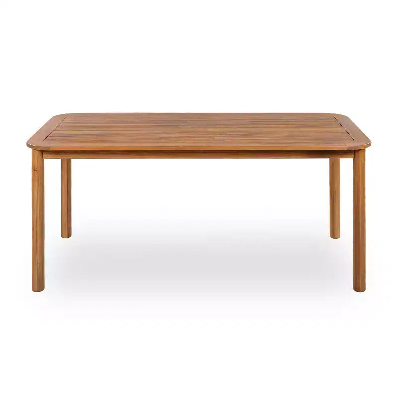 Christopher Knight Home Petronela Patio Rustico da Giardino 7 Pezzi in Legno di Acacia e Rattan