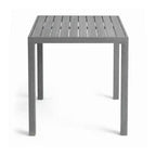 Set da patio Martha Stewart Bedford da 5 pezzi in alluminio, 4 sgabelli da bar con cuscini, tavolo da patio quadrato da 35,5 pollici