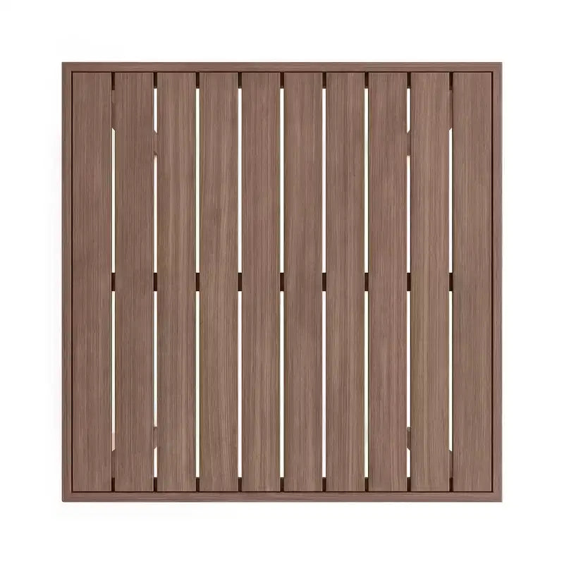Set da patio Martha Stewart Bedford da 5 pezzi in alluminio, 4 sgabelli da bar con cuscini, tavolo da patio quadrato da 35,5 pollici