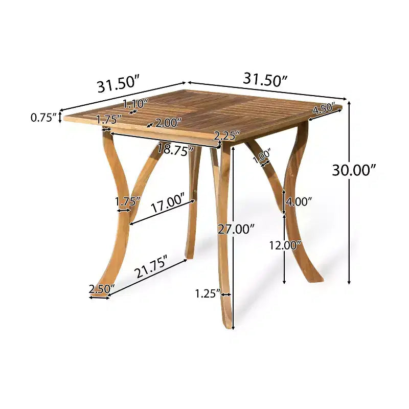 Christopher Knight Home Jose Ensemble de 5 chaises de patio modernes en fer avec design en rotin PE et table à manger en acacia