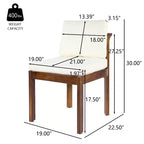 Christopher Knight Home Harrison, ensemble de salle à manger moderne de 7 pièces en bois d'acacia extensible avec table et chaises rembourrées, pour patio