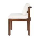 Christopher Knight Home Harrison, ensemble de salle à manger moderne de 7 pièces en bois d'acacia extensible avec table et chaises rembourrées, pour patio
