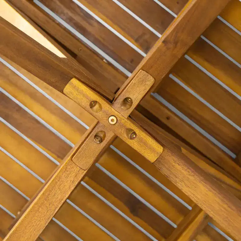 Christopher Knight Home Lucian Ensemble repas 5 pièces de jardin style ferme en bois d'acacia et osier avec coussins et table à lattes