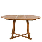 Set da pranzo da esterno 5/7 pz Mobili da pranzo da patio con 4/6 sedie a sdraio in rattan e tavolo in legno di acacia resistente alle intemperie, naturale - ModernLuxe