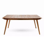 Christopher Knight Home Alessandro Set da pranzo moderno in 7 pezzi in legno di acacia con design a doghe