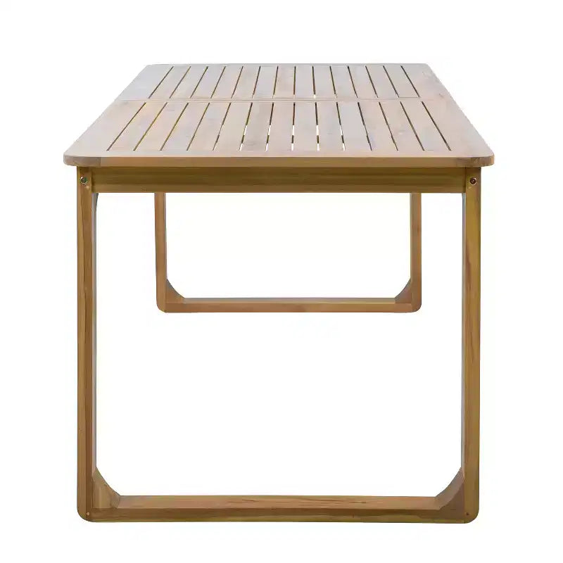 Christopher Knight Home Gavin Ensemble de salle à manger moderne 5 pièces en bois d'acacia avec 4 chaises de salle à manger en osier tressé
